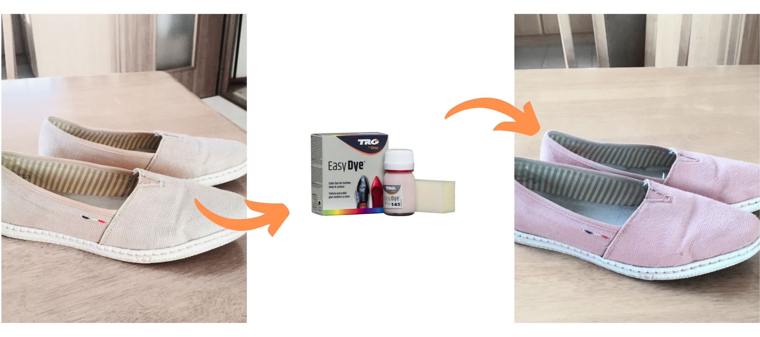 Różowa Farba do butów Easy Dye TRG the One Mauve 143